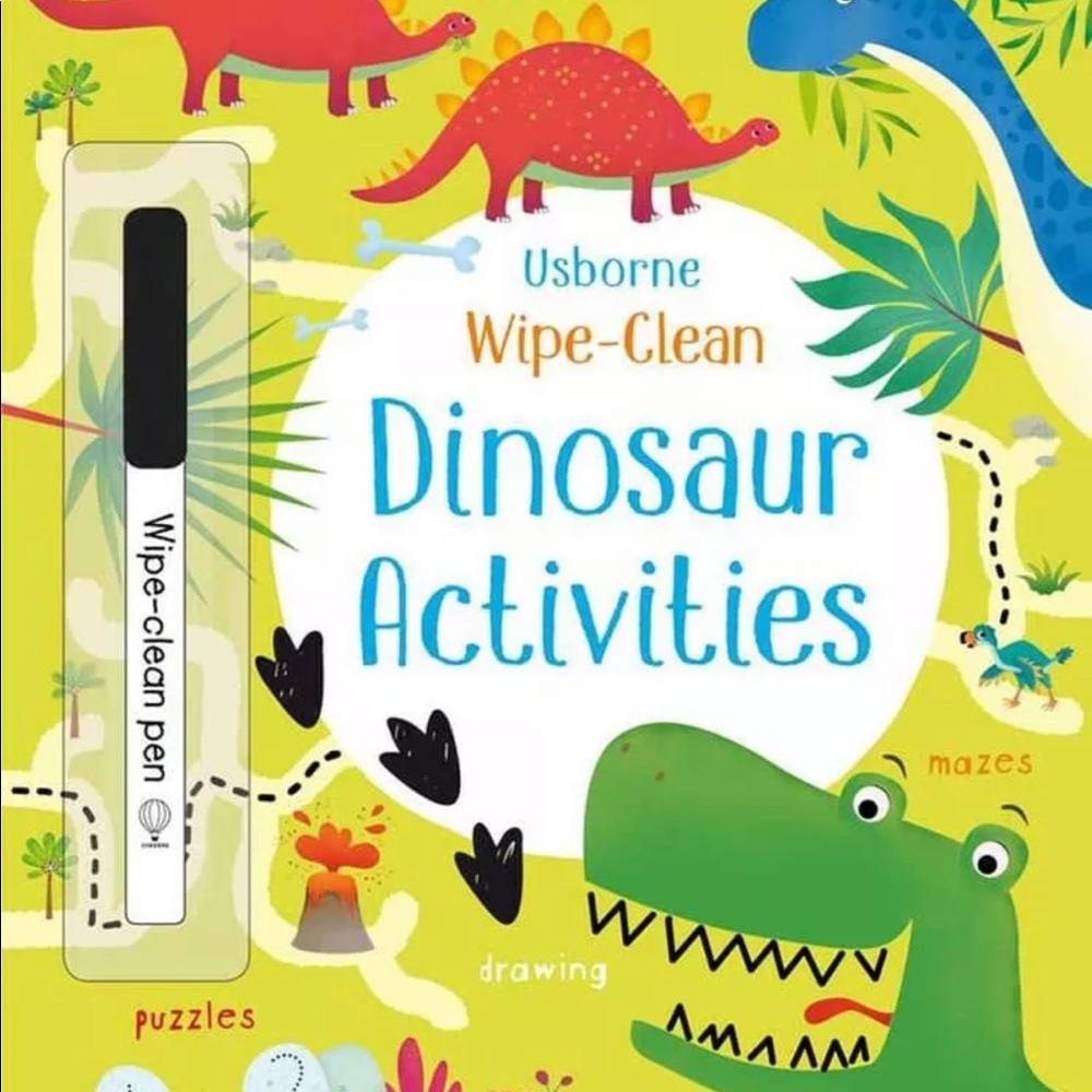 Dinosaur Wipe Clean Activity Book.